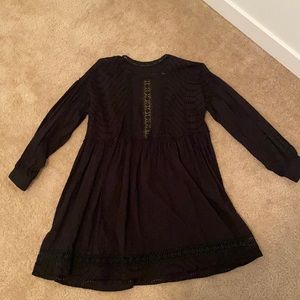 Women’s Black Smock Dress, Size Small